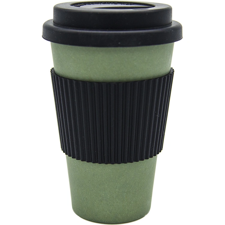 Eco-Friendly Sustainable Reusable Bamboo Fiber Coffee Cup Tableware Milk Mug Travel Mug