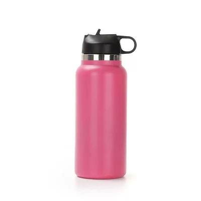 Double Pot spatial en acier inoxydable de 32oz, vaporisateur de couleur dégradé, bouteille d'eau isolée sous vide, flacon Thermos 304, tasse Thermos