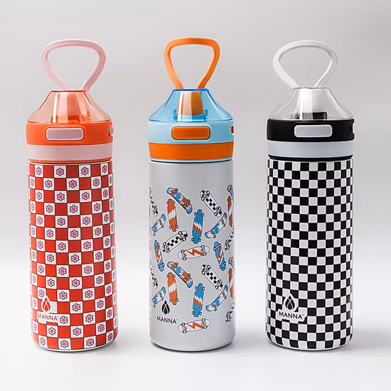 Flacons thermiques de bouteille d'eau de sport avec logo personnalisé avec couvercle