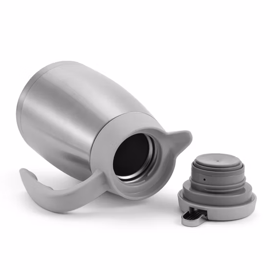 Pompe à levier de grande capacité 2,5 l, Double paroi en acier inoxydable, pompe à Air sous vide, Pot pour café