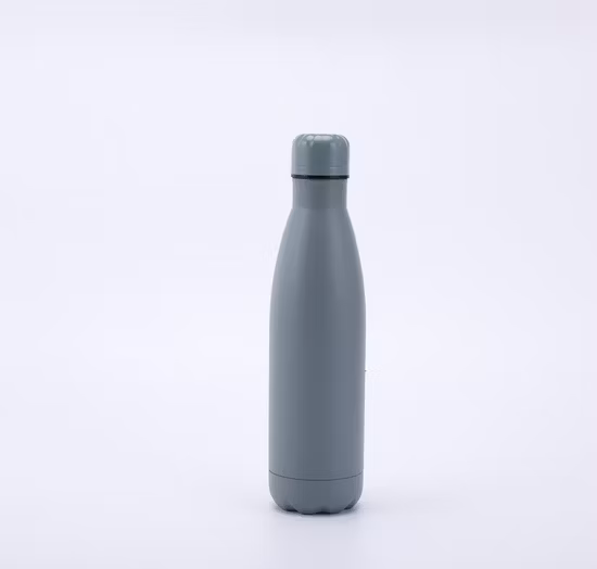 Bouteille d'eau de Sport isolée par entrepôt, en acier inoxydable, 500ml, blanc, blanc, Sublimation, bouteille d'eau de Cola